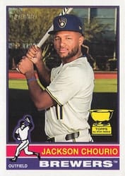 2025 Topps Heritage Base Set Jackson Chourio #106 card