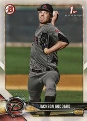 2018 Bowman Draft Base Set Jackson Goddard #BD-147 card