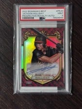 2022 Bowman's Best Prospective Royalty Autographs Jackson Holliday #PR-JH card