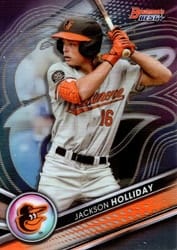 2022 Bowman's Best Top Prospects Jackson Holliday #TP-2 card