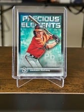 2023 Bowman Platinum Precious Elements Autographs Jackson Holliday #PE-11 card