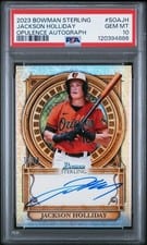 2023 Bowman Sterling Opulence Autographs Jackson Holliday #SOA-JH card