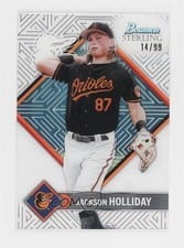 2023 Bowman Sterling Tek Jackson Holliday #ST-8 card