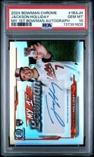 2024 Bowman Chrome My 1st Bowman Autographs Jackson Holliday #1BA-JH card