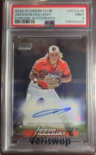 2024 Stadium Club Chrome Autographs Jackson Holliday #SCCA-JH card