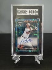 2024 Topps Chrome Rookie Autograph Jackson Holliday #RA-JH card