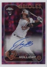 2024 Topps Chrome Rookie Autographs Jackson Holliday #RA-JH card