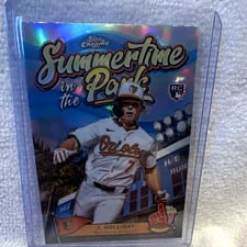 2024 Topps Chrome Summertime in the Park Jackson Holliday #SITP-8 card