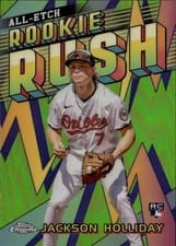 2024 Topps Chrome Update All-Etch Rookie Rush Jackson Holliday #CAERU-2 card