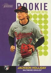 2024 Topps Heritage Rookie Performers Jackson Holliday #RP-6 card