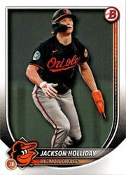 2025 Bowman Base Set Jackson Holliday #77 card