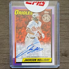 Jackson Holliday 2025 Topps 1990 Autograph #90A-JH