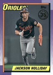 2025 Topps 1990 Topps Baseball (Series Two) Jackson Holliday #90B2-26 card