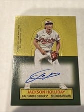 2025 Topps Archives 1964 Topps Stand-Ups Autographs Jackson Holliday #64SUA-JH card