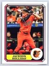 2025 Topps Archives 1987 Topps Boardwalk and Baseball Jackson Holliday #87BB-20 card