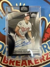 2025 Topps Chrome Black Autographs Jackson Holliday #CBA-JH card