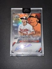 2025 Topps Chrome Black Super Futures Autographs Jackson Holliday #FSA-JH card