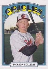 2025 Topps Heritage Heritage 25th Anniversary Jackson Holliday #H25-21 card