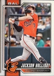 2026 Topps Base Set Jackson Holliday #92 card