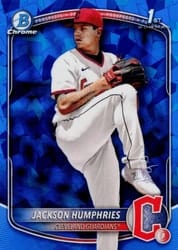 2025 Bowman Sapphire Edition Base Set Jackson Humphries #BCP-11 card