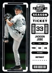 2023 Panini Chronicles Contenders Optic Jackson Jobe #16 card