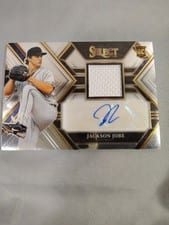 2023 Panini Select Rookie Jersey Autographs Jackson Jobe #PJA-JJ card