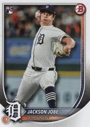 2025 Bowman Base Set Jackson Jobe #50 card