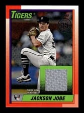 2025 Topps 1990 Topps Baseball Relics Series Two Jackson Jobe #90R2-JJO card