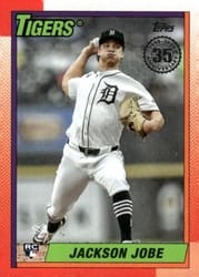 2025 Topps 1990 Topps Baseball (Series Two) Jackson Jobe #90B2-44 card