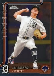 2025 Topps Chrome Base Set Jackson Jobe #249 card