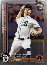 2025 Topps Chrome Update Base Set Jackson Jobe #USC48 card