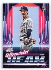 2025 Topps Cosmic Chrome Ultraviolet Beam Jackson Jobe #UB-8 card