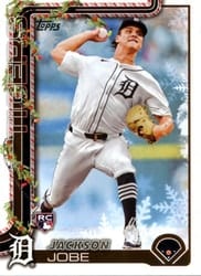 2025 Topps Holiday Base Set Jackson Jobe #H160c card
