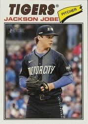 2026 Topps Heritage Base Set Jackson Jobe #164 card