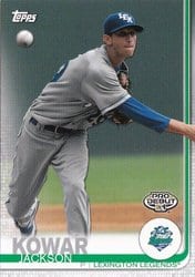 2019 Topps Pro Debut Base Set Jackson Kowar #180 card