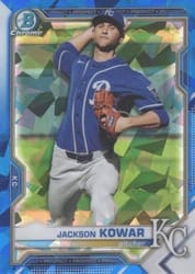 2021 Bowman Sapphire Edition Base Set Jackson Kowar #BCP-43 card