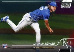 2022 Stadium Club Chrome Base Set Jackson Kowar #55 card