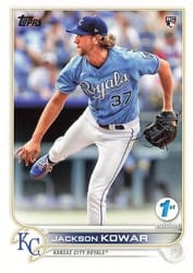 2022 Topps 1st Edition Base Set Jackson Kowar #264 card