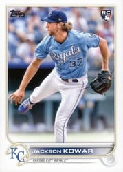 2022 Topps Base Set Jackson Kowar #264 card