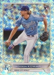 2022 Topps Chrome Logofractor Edition Base Set Jackson Kowar #105 card