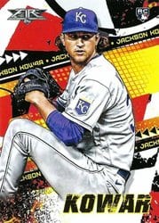 2022 Topps Fire Base Set Jackson Kowar #20 card