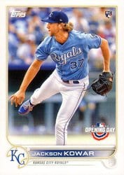 2022 Topps Opening Day Base Set Jackson Kowar #91 card