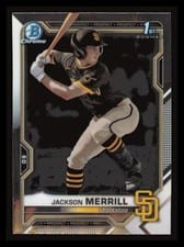 2021 Bowman Draft Chrome Jackson Merrill #BDC-119 card