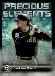 2023 Bowman Platinum Precious Elements Jackson Merrill #PE-27 card