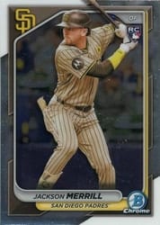 2024 Bowman Chrome Base Set Jackson Merrill #27 card
