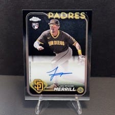 Jackson Merrill 2024 Topps Chrome Rookie Autograph #RA-JME