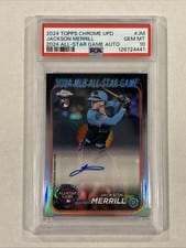 2024 Topps Chrome Update 2024 All-Star Game Autographs Jackson Merrill #ASGCA-JM card