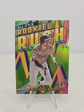 2024 Topps Chrome Update All-Etch Rookie Rush Jackson Merrill #CAERU-4 card