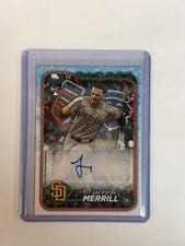 2024 Topps Holiday Autographs Jackson Merrill #HAC-JM card