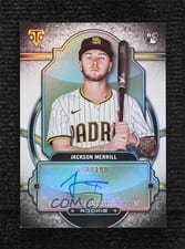 2024 Topps Triple Threads Rookie Autograph Jackson Merrill #RA-JM card